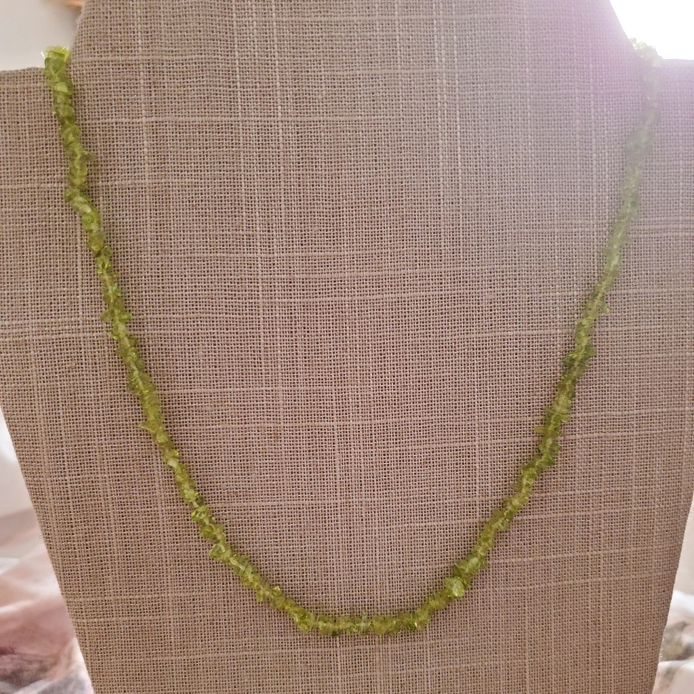 Green multi Stone necklace